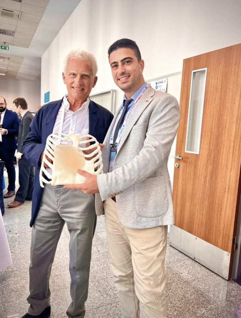Dr. Hasan Ersoz with the founder of the Silicon Implant Dr. Hasan Ersoz with the founder of the Silicon Implant